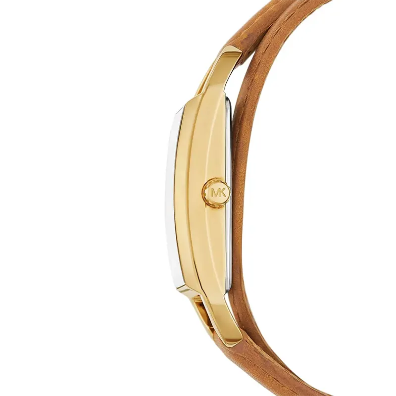 Michael Kors Mini Empire Gold-tone Leather Ladies Watch- MK4721